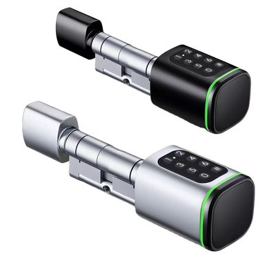 Cartão de memória Smart Digital Lock Tuya Wifi App Segurança para Home Office cilindro oval pequeno