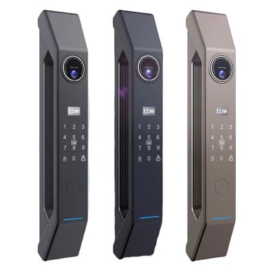 Bloqueio de segurança de classe C Bloqueio de porta inteligente de cilindro com reconhecimento facial 3D e impressão digital