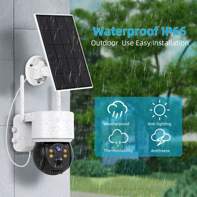 2MP 1080p CMOS Sensor Painel Solar Câmera IP Wifi para visão noturna ao ar livre
