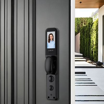 Hotel Smart Door Lock com reconhecimento facial e controle APP Alimentado por bateria de 4200mA