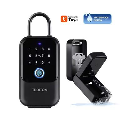 Casa Hotel Escritório Wifi Conectado Smart Lock Tuya Network Password Box Eletrônico Portão Metal Vidro IP65 Impermeável