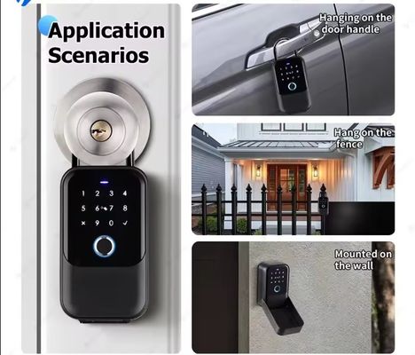 Métodos de desbloqueio Password Key Lock Box para porta de madeira/alumínio -20 60°C Exterior IP65 impermeável