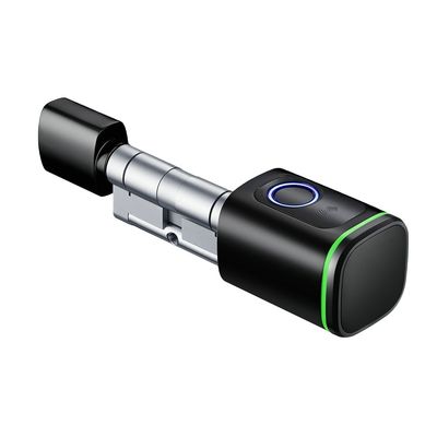 Hot IP66 Tuya Biometric Smart Cylinder Lock Password de impressão digital Tipo-C para porta de alumínio