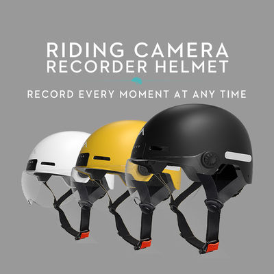 capacete de ciclismo inteligente com câmera de gravação de 8 horas bom e ABS Shell EPS Interior Liner