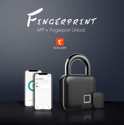 Interface USB Fornecimento de energia Mini Fechadura de porta bagagem impressão digital Smart Padlock para portas