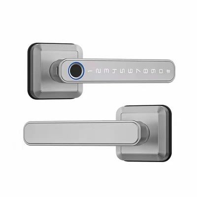 Impressão digital de porta de madeira Senha fechadura inteligente Desbloqueio rápido Código digital Conectividade WiFi