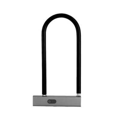Impressão digital Smart U Lock para Bicicleta Bicicleta Motocicleta Porta de vidro Alcatrão de zinco pesado