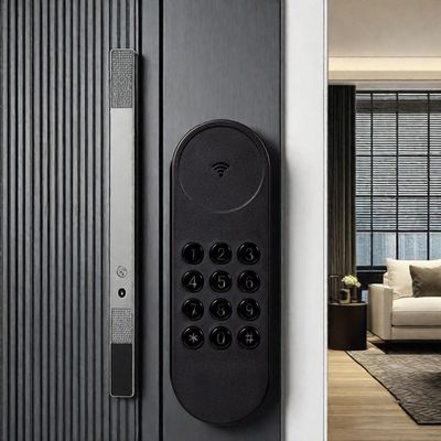 Casa Hotel Escritório Apartamentos Wifi Remote Desbloquear Smart Cylinder Door Lock para Portas de Vidro