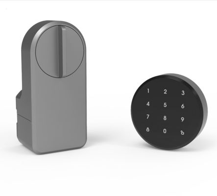 Aplicação Tuya de liga de zinco Wifi senha sem fio fechadura de porta azul inteligente para 95% de portas