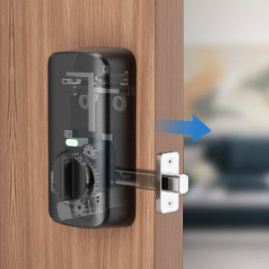 Porta de aço fechaduras digitais Tuya sem fio Password à prova d'água Impressão digital sem chave