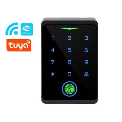 Sistema avançado de controlo de acesso ao exterior com leitor de impressões digitais e função de sino