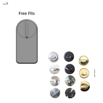 Função de alarme Retrofit cinza fechadura de porta Smart Knob para Bluetooth Gateway e Deadlock