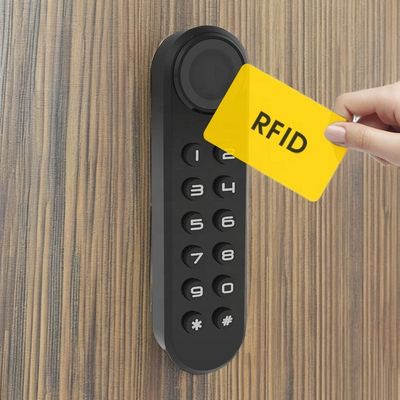 Home Office Fechaduras inteligentes de porta de madeira com cartão RFID USB sem chave e cadeado anti-roubo de impressão digital