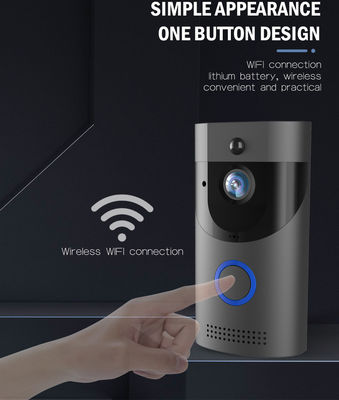 1080P Resolução Rede Wifi Intercom Smart Tuya Camara sem fio Sinal de porta para vidro de madeira