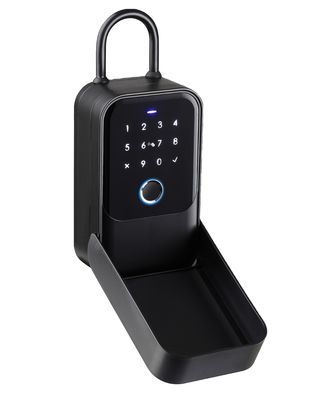 Leitor de impressões digitais Conectividade Wi-Fi Fechadura para casa Hotéis Apartamentos Escritório Preto