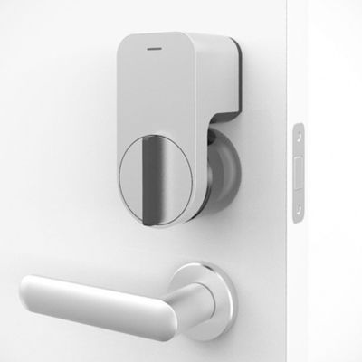 Grão Tuya Ttlock App Automático Digital Cartão RFID Euro Cylinder Lock Eletrônico Smart Door Lock em cinza