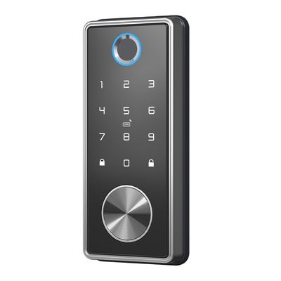 Fechadura inteligente de porta de madeira com código Tuya e tecnologia de reconhecimento de impressões digitais