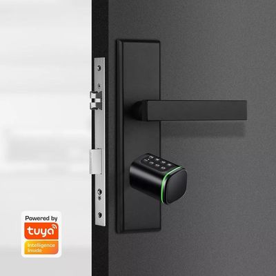 Segure a sua porta de Euro Profile Prateado com Tuya impressão digital mini fechadura de cilindro