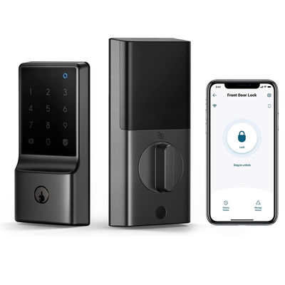 Venda sem chave fechadura de porta de vidro com reconhecimento Wifi e desbloqueio de impressões digitais