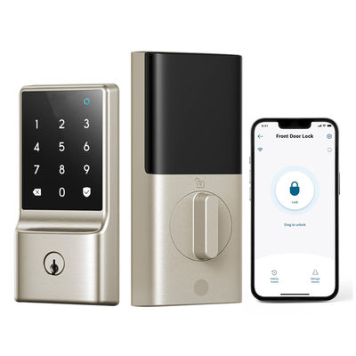 Venda sem chave fechadura de porta de vidro com reconhecimento Wifi e desbloqueio de impressões digitais