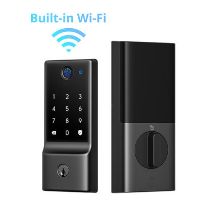 Venda sem chave fechadura de porta de vidro com reconhecimento Wifi e desbloqueio de impressões digitais