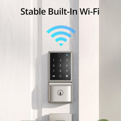 Venda sem chave fechadura de porta de vidro com reconhecimento Wifi e desbloqueio de impressões digitais
