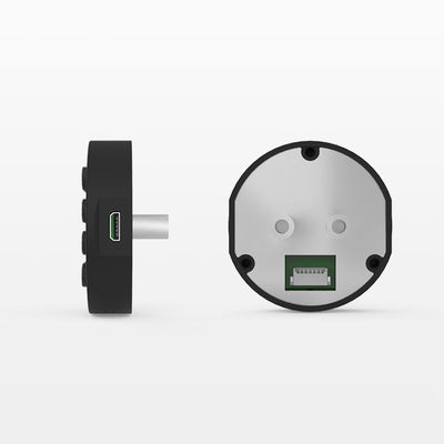Desbloqueio digital USB Mini Localização de gabinete de impressão digital para portas de vidro e madeira Forma redonda