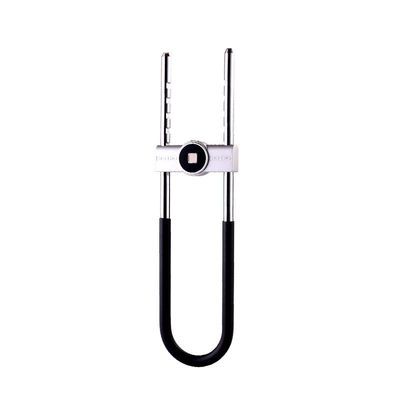 Fechadura de porta de impressão digital de porta de vidro inteligente com recarga Micro USB e material de liga de zinco