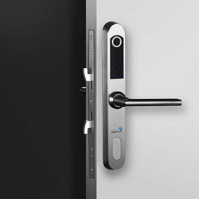 Segurança doméstica fechadura de porta eletrônica de impressão digital de aço inoxidável