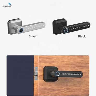 Estilo de liga de zinco impressão digital fechadura de porta com Tuya Wifi App desbloquear método impressão digital