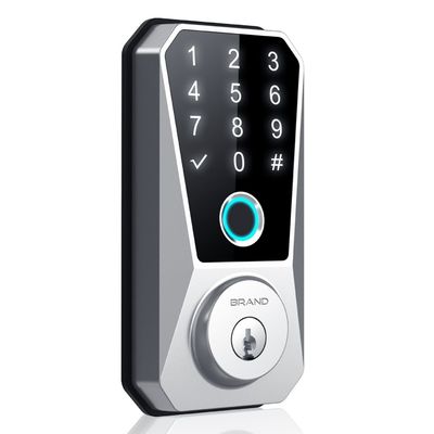 Ligação de zinco Último carregamento USB Impressão digital bioquímica Password Gate Smart Door Lock
