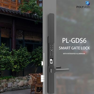 Aplicação Tuya Wi-Fi à prova d'água sem chave digital, fechadura de porta inteligente, alça de impressão digital biométrica