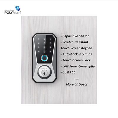 Bloqueio inteligente de porta de aço Blue Tooth Network com design à prova d'água e proteção de segurança