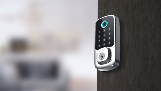 Porta de aço teclado eletrônico fechaduras inteligentes fechadura com liga de zinco da POLYMATH America