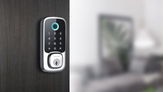 Porta de aço teclado eletrônico fechaduras inteligentes fechadura com liga de zinco da POLYMATH America