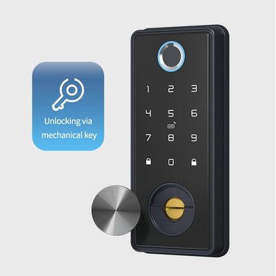 Fechadura de porta de liga de zinco impressão digital fechadura eletrônica inteligente para apartamento de hotel