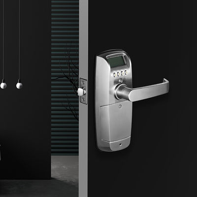 Porta de madeira impressão digital chave senha desbloquear porta de segurança Smart Home fechadura com bateria