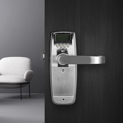 Porta de madeira impressão digital chave senha desbloquear porta de segurança Smart Home fechadura com bateria