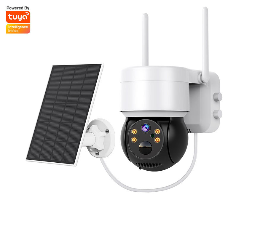 2MP 1080p CMOS Sensor Painel Solar Câmera IP Wifi para visão noturna ao ar livre