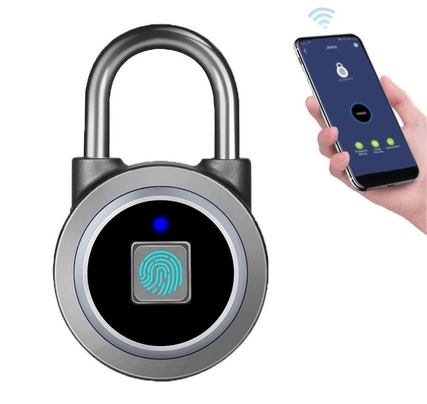 USB Interface Power Supply Cabinet Padlock Digital com App Smart Lock FB50 Pad Lock Impressão digital