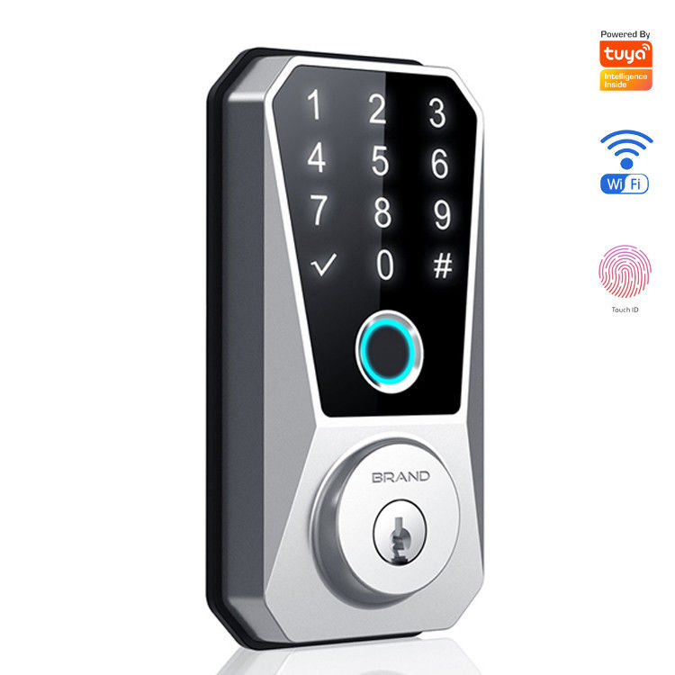 Melhore a segurança da sua casa com impressões digitais e armazenamento de cartão de memória Smart WiFi Door Lock