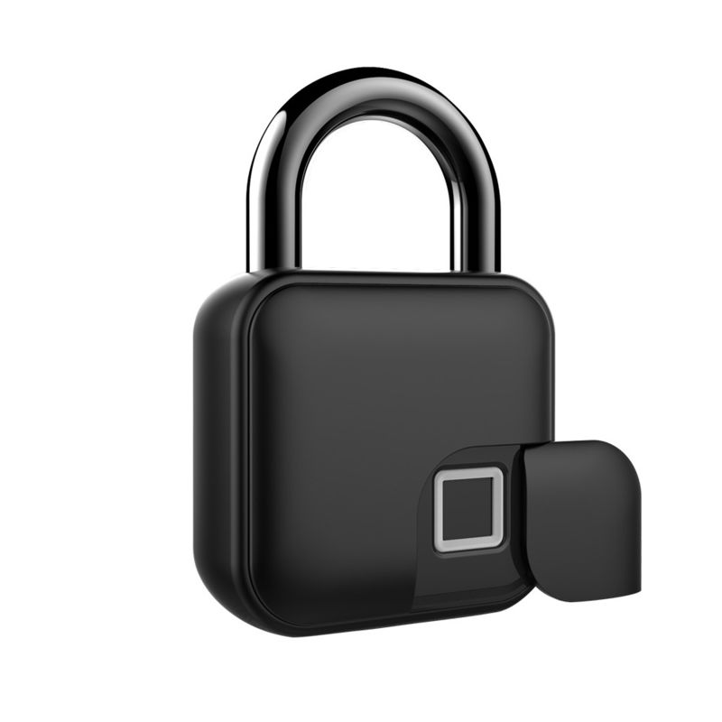 Interface USB Fornecimento de energia Mini Fechadura de porta bagagem impressão digital Smart Padlock para portas