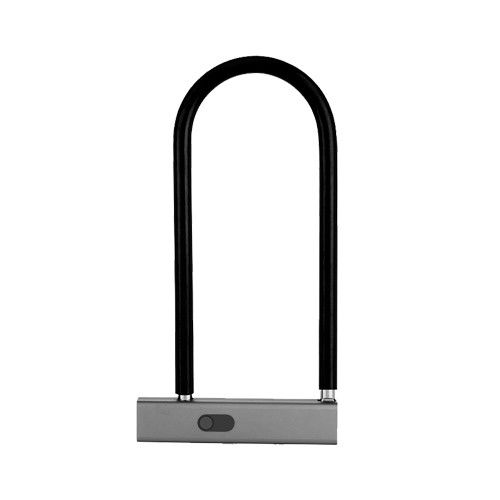 Impressão digital Smart U Lock para Bicicleta Bicicleta Motocicleta Porta de vidro Alcatrão de zinco pesado
