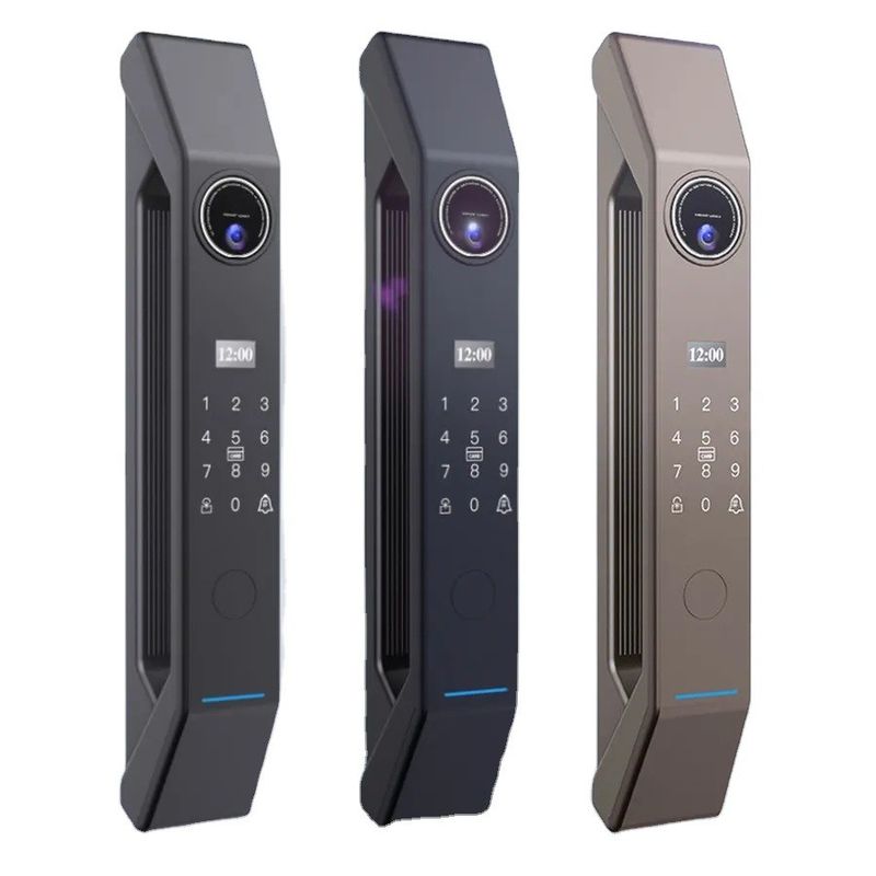 Tech Style Steel Door Smart Wi-Fi Doorlock com Senha Finger Vein e Controle APP