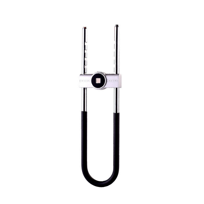 Fechadura de porta de impressão digital de porta de vidro inteligente com recarga Micro USB e material de liga de zinco