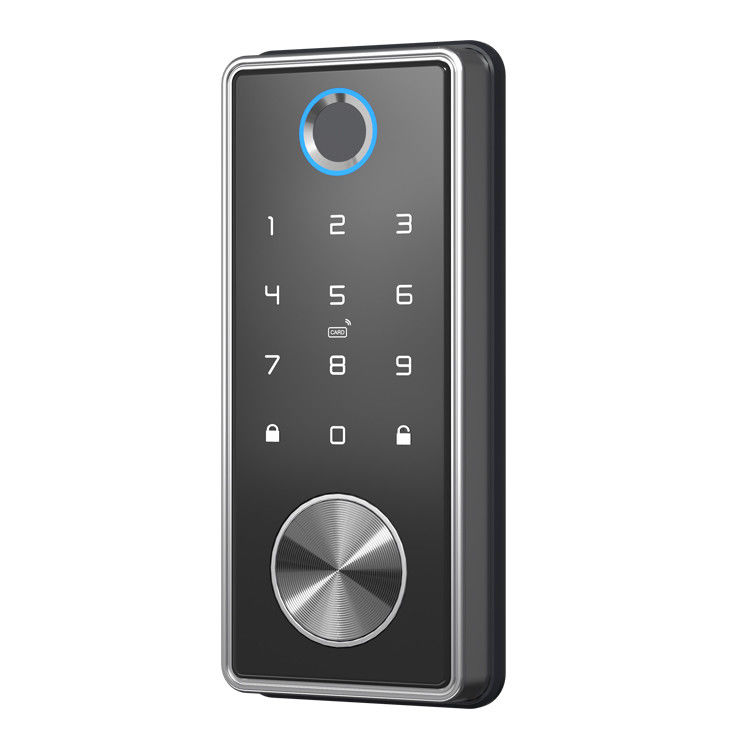 Fechadura de porta de impressão digital conveniente para hotéis domésticos controlada pelo aplicativo Tuya TTlock